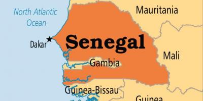 خريطة داكار السنغال